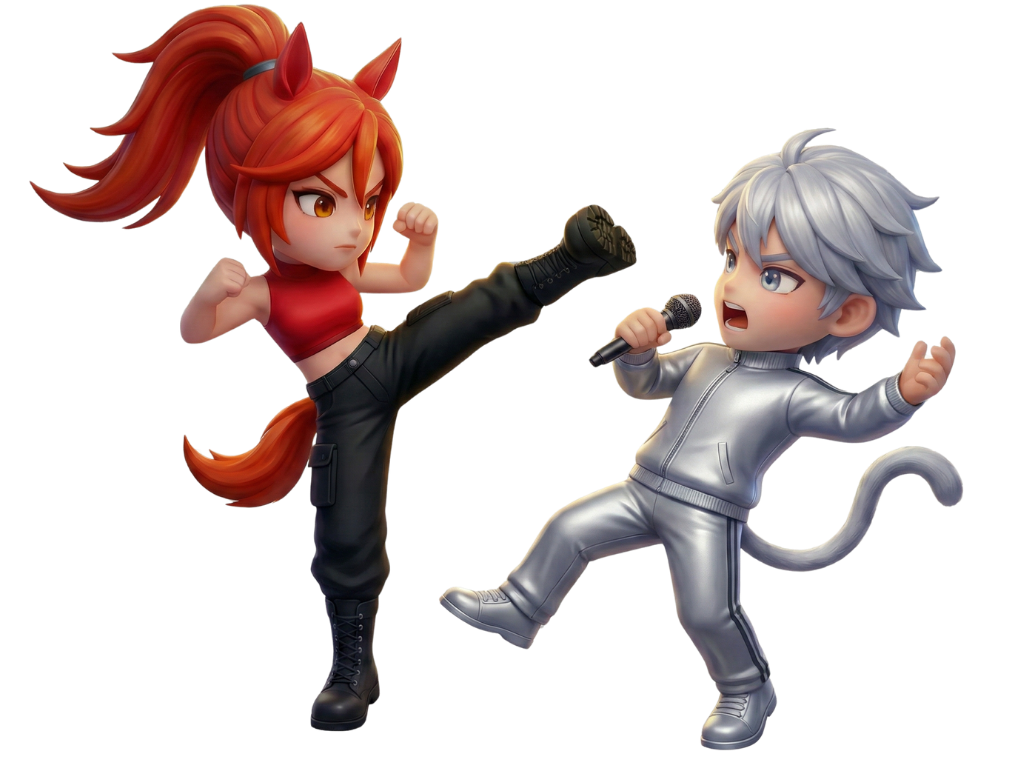 K-Saju duo characters